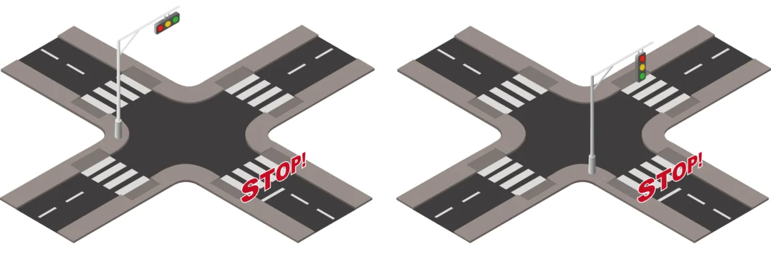 Vergleich Verkehrsampel: Japan vs. Europa